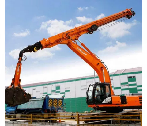 Грейферный телескопический экскаватор Hitachi ZX225USRLC-3