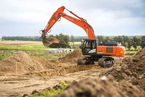 Гусеничный экскаватор Hitachi ZX300