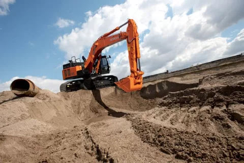 Гусеничный экскаватор Hitachi ZX400 LCH 5G