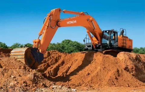 Гусеничный экскаватор Hitachi ZX670LC-5G