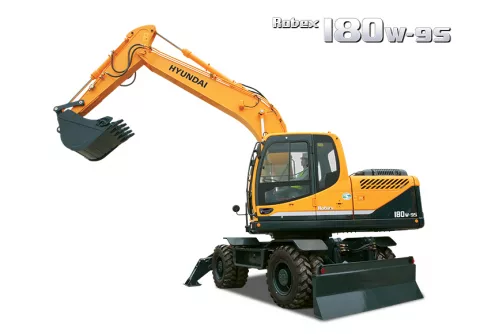 Колесный экскаватор Hyundai R180W-9S