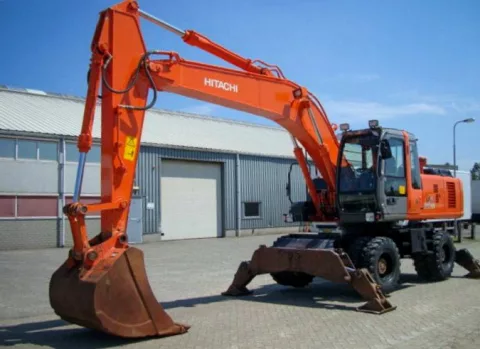 Колёсный экскаватор Hitachi ZX210W
